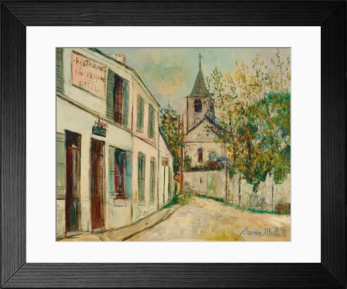 Framed Print : Eglise des Vaux-de-Cernay, c1930. Creator: Utrillo, Maurice (1883-1955) Framed Print : Eglise des Vaux-de-Cernay, c1930. Creator: Utrillo, Maurice (1883-1955)