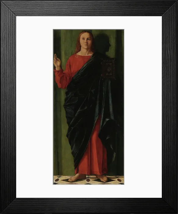 Framed Print : Christ Blessing, Early16th cen.. Creator: Giovanni da Udine (1487-1564) Framed Print : Christ Blessing, Early16th cen.. Creator: Giovanni da Udine (1487-1564)
