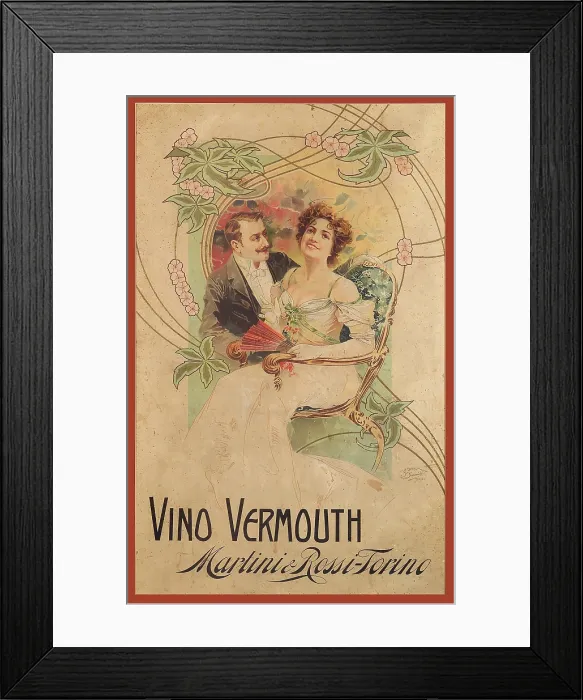 Framed Print : Vermouth Martini & Rossi, 1895. Creator: Anonymous Framed Print : Vermouth Martini & Rossi, 1895. Creator: Anonymous
