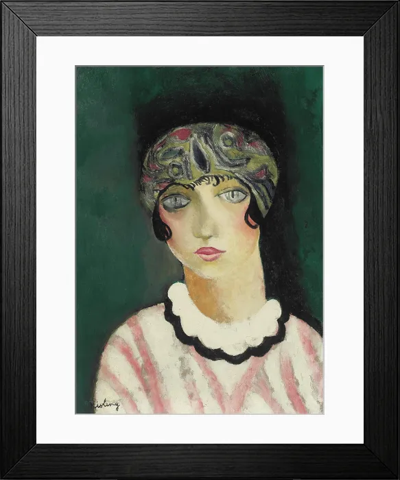Framed Print : Portrait of Kiki de Montparnasse, 1924. Creator: Kisling, Moise (1891-1953) Framed Print : Portrait of Kiki de Montparnasse, 1924. Creator: Kisling, Moise (1891-1953)