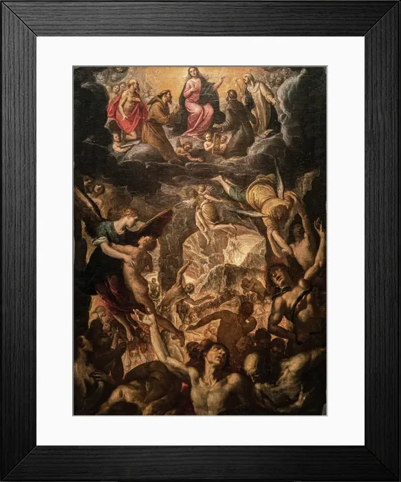 Framed Print : Purgatory, c1600-1610. Creator: Sorri, Pietro (1556-1622) Framed Print : Purgatory, c1600-1610. Creator: Sorri, Pietro (1556-1622)