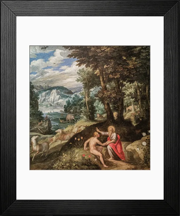 Framed Print : The Creation of Adam, c1580. Creator: Soens, Jan (c. 1547-c. 1611) Framed Print : The Creation of Adam, c1580. Creator: Soens, Jan (c. 1547-c. 1611)