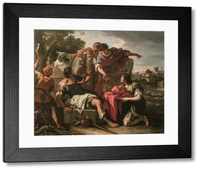 Framed Print : Lucius Quinctius Cincinnatus, 1705-1709. Creator: Ricci, Sebastiano (1659-1734) Framed Print : Lucius Quinctius Cincinnatus, 1705-1709. Creator: Ricci, Sebastiano (1659-1734)