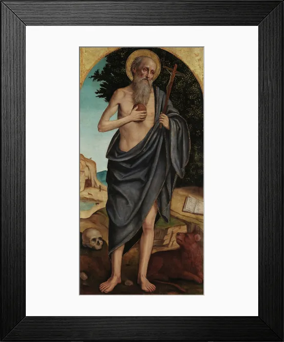 Framed Print : Saint Jerome, c1510. Creator: Bergognone, Ambrogio (1453-1523) Framed Print : Saint Jerome, c1510. Creator: Bergognone, Ambrogio (1453-1523)