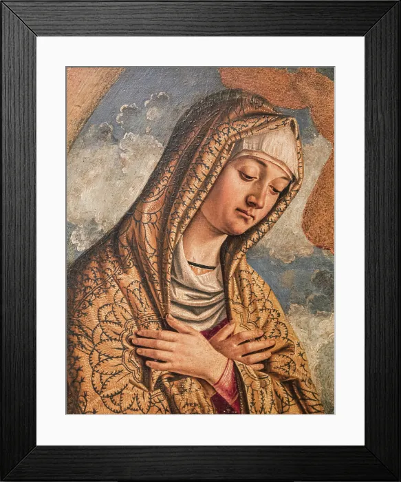 Framed Print : Vergine incoronata, 1499-1500. Creator: Caselli, Cristoforo (ca 1460-1521) Framed Print : Vergine incoronata, 1499-1500. Creator: Caselli, Cristoforo (ca 1460-1521)