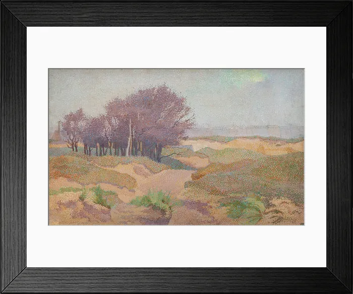 Framed Print : Landscape with Dunes, 1895. Creator: Aarts, Johan Joseph (1871-1934) Framed Print : Landscape with Dunes, 1895. Creator: Aarts, Johan Joseph (1871-1934)