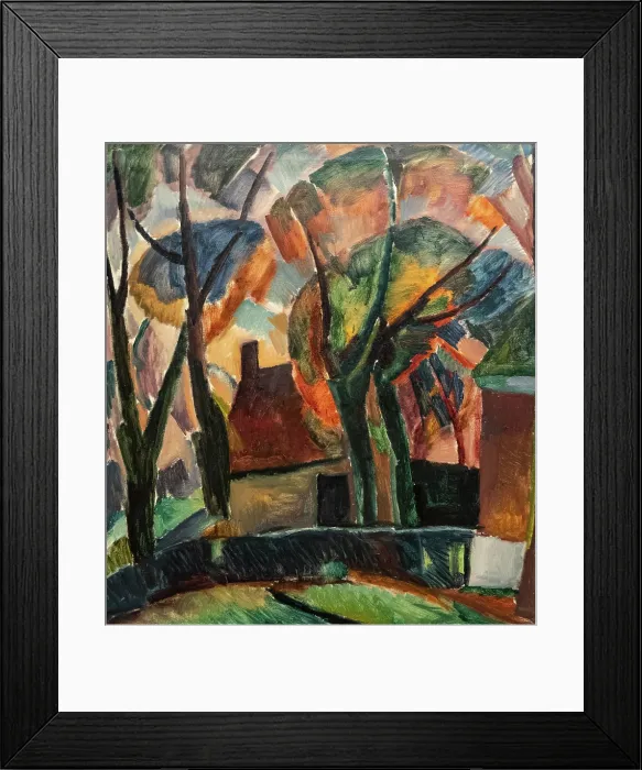 Framed Print : Farm at Beemster, 1915. Creator: Gestel, Leo (1881-1941) Framed Print : Farm at Beemster, 1915. Creator: Gestel, Leo (1881-1941)