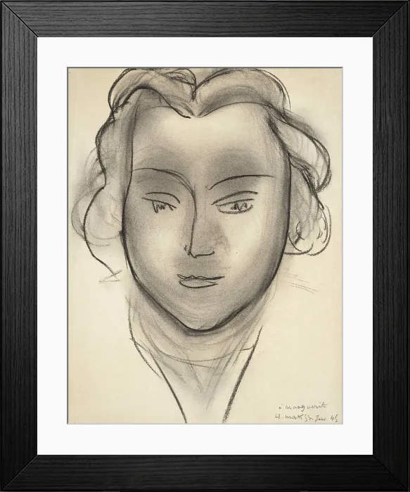 Framed Print : Marguerite, 1945-1946. Creator: Matisse, Henri (1869-1954) Framed Print : Marguerite, 1945-1946. Creator: Matisse, Henri (1869-1954)