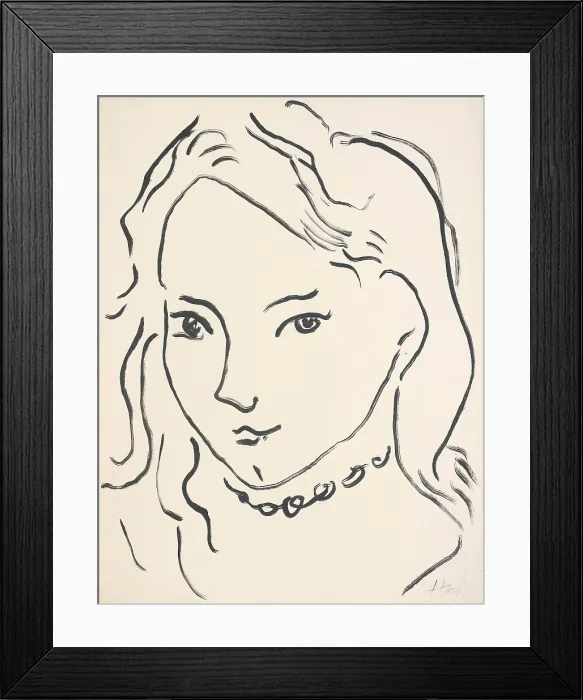 Framed Print : Portrait de Marguerite, 1906-1907. Creator: Matisse, Henri (1869-1954) Framed Print : Portrait de Marguerite, 1906-1907. Creator: Matisse, Henri (1869-1954)