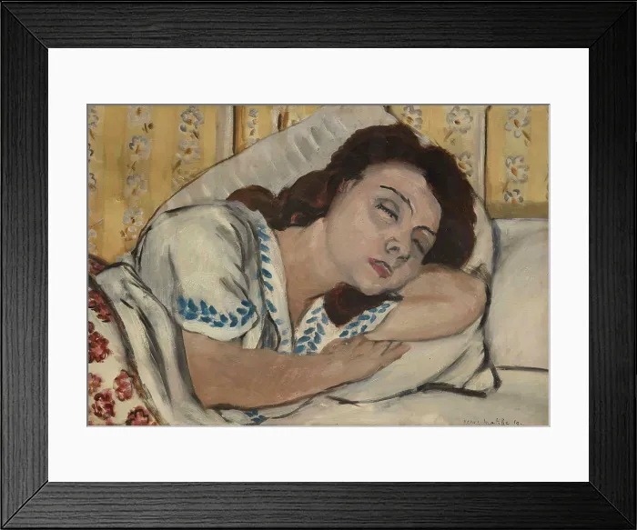 Framed Print : Marguerite endormie, 1920. Creator: Matisse, Henri (1869-1954) Framed Print : Marguerite endormie, 1920. Creator: Matisse, Henri (1869-1954)