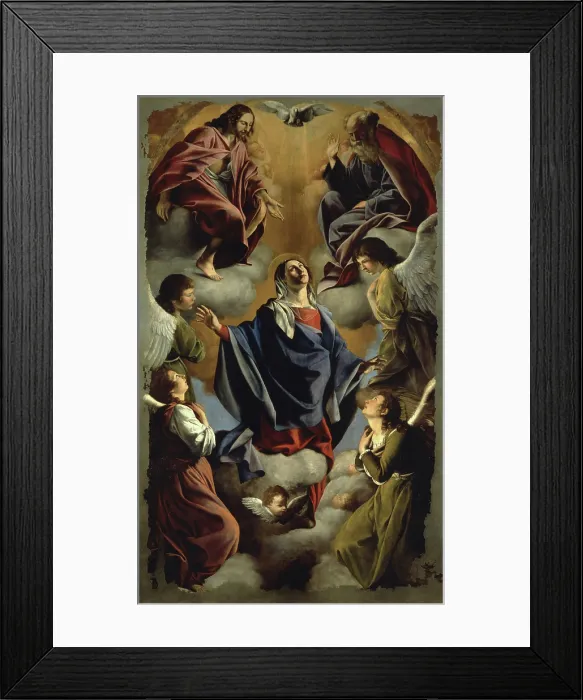 Framed Print : Our Lady of the Assumption, 1605-1607. Creator: Gentileschi, Orazio (1563-1638) Framed Print : Our Lady of the Assumption, 1605-1607. Creator: Gentileschi, Orazio (1563-1638)