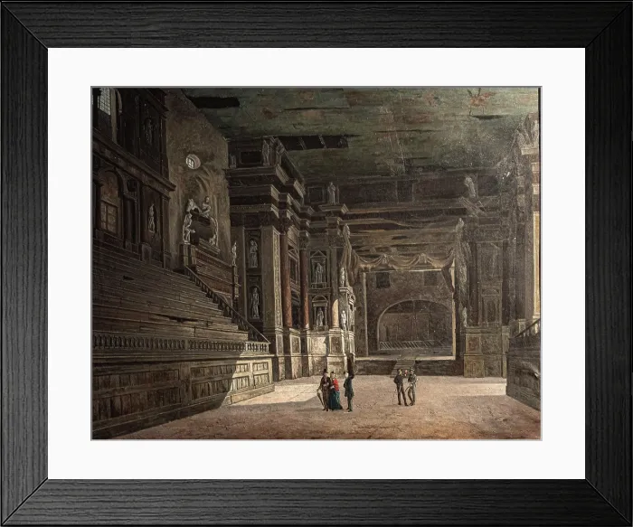 Framed Print : Interior of the Teatro Farnese, c1860-1870. Creator: Contini, Giovanni (1828-1912) Framed Print : Interior of the Teatro Farnese, c1860-1870. Creator: Contini, Giovanni (1828-1912)