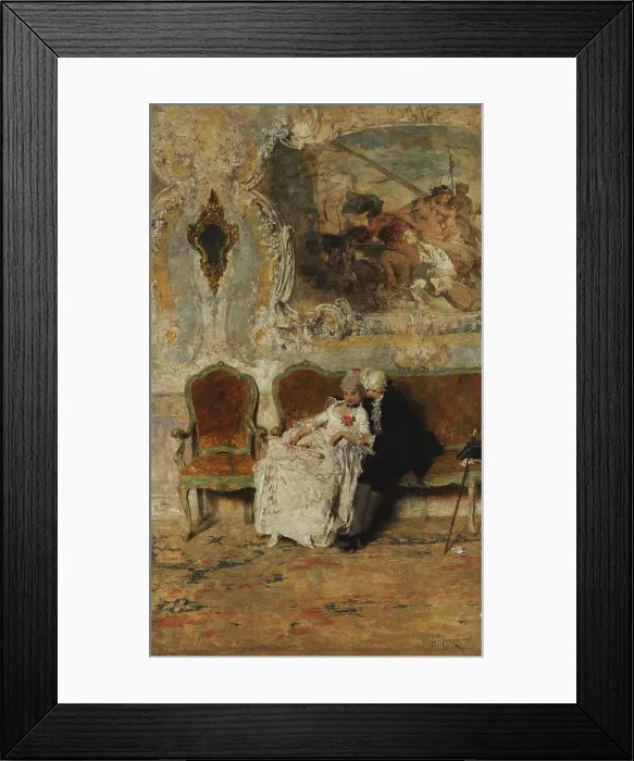 Framed Print : Soli, 1883. Creator: Favretto, Giacomo (1849-1887) Framed Print : Soli, 1883. Creator: Favretto, Giacomo (1849-1887)