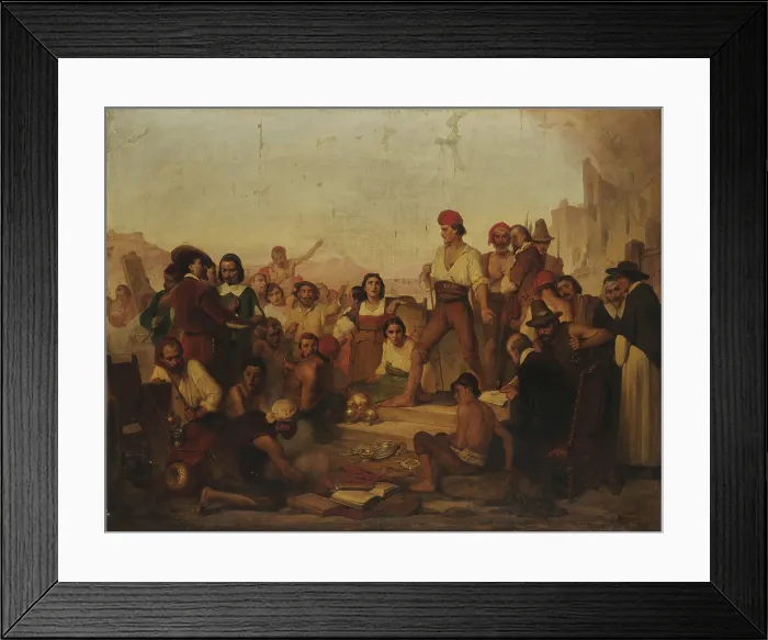 Framed Print : Masaniello, 1857. Creator: Mazza, Giuseppe (1817-1884) Framed Print : Masaniello, 1857. Creator: Mazza, Giuseppe (1817-1884)
