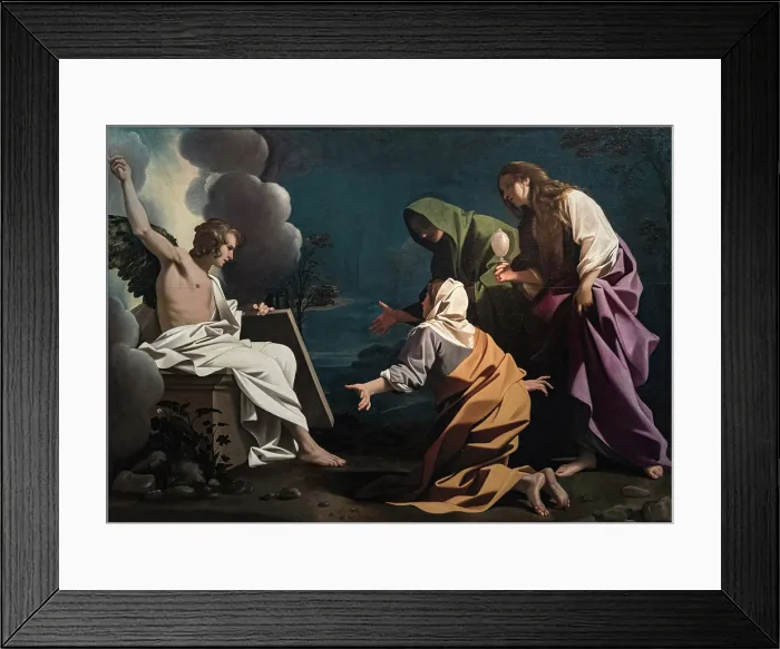 Framed Print : The Three Marys at the Sepulchre, c1614. Creator: Schedone (Schidone), Bartolomeo (1570-1615) Framed Print : The Three Marys at the Sepulchre, c1614. Creator: Schedone (Schidone), Bartolomeo (1570-1615)