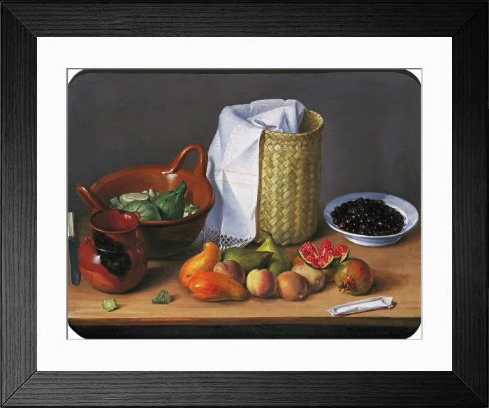 Framed Print : Still Life, 1840-1860. Creator: Arrieta, Jose Agustin (1802-1879) Framed Print : Still Life, 1840-1860. Creator: Arrieta, Jose Agustin (1802-1879)