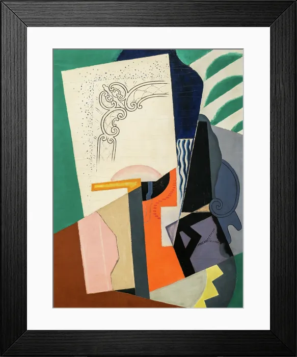 Framed Print : Cubist composition, 1916. Creator: Blanchard, Maria (1881-1932) Framed Print : Cubist composition, 1916. Creator: Blanchard, Maria (1881-1932)
