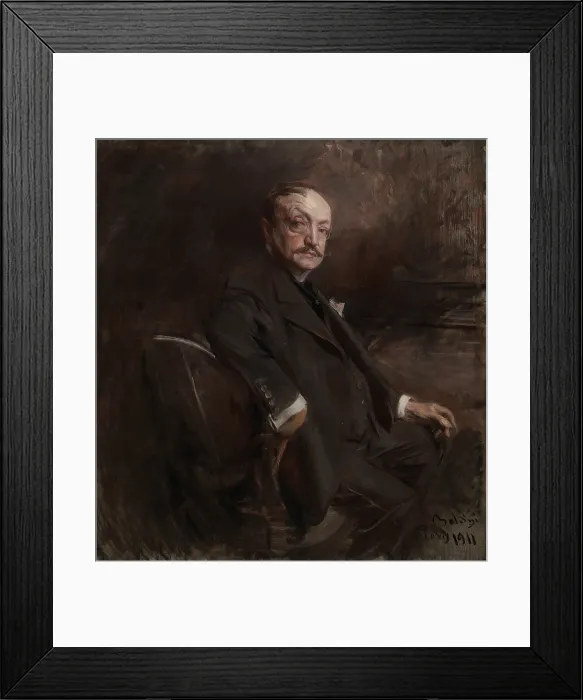 Framed Print : Self-Portrait at the Age of 69, 1911. Creator: Boldini, Giovanni (1842-1931) Framed Print : Self-Portrait at the Age of 69, 1911. Creator: Boldini, Giovanni (1842-1931)