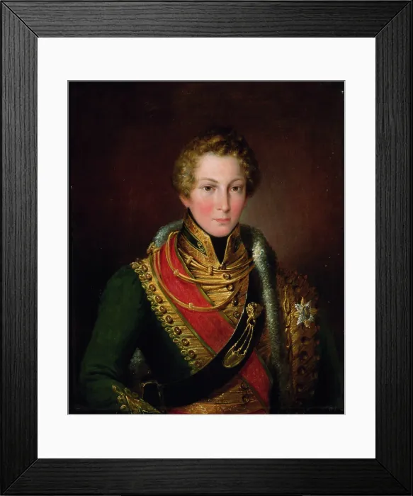 Framed Print : Portrait of King Ferdinand II of Portugal (1816-1885). Creator: Anonymous Framed Print : Portrait of King Ferdinand II of Portugal (1816-1885). Creator: Anonymous