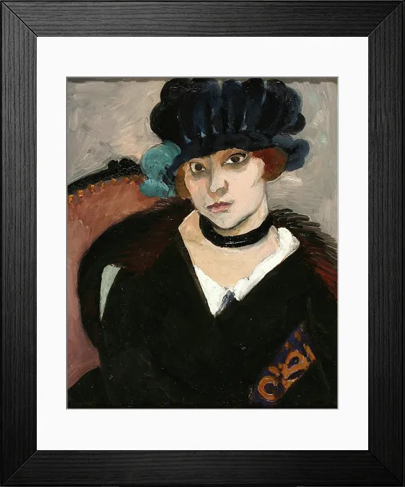 Framed Print : Portrait de Marguerite, 1919. Creator: Matisse, Henri (1869-1954) Framed Print : Portrait de Marguerite, 1919. Creator: Matisse, Henri (1869-1954)