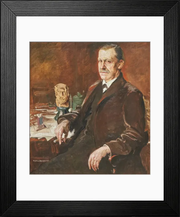 Framed Print : Portrait of Sigmund Freud, 1909. Creator: Oppenheimer, Max (1885-1954) Framed Print : Portrait of Sigmund Freud, 1909. Creator: Oppenheimer, Max (1885-1954)