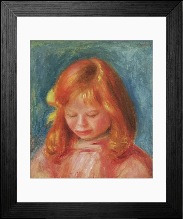 Framed Print : Portrait of Jean Renoir. Creator: Renoir, Pierre Auguste (1841-1919) Framed Print : Portrait of Jean Renoir. Creator: Renoir, Pierre Auguste (1841-1919)
