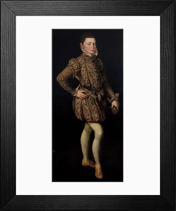 Framed Print : Portrait of John of Austria (Juan de Austria) (1547-1578) at the age of fourteen, 1561. Creator: Sanchez Coello, Alonso (1531-1588) Framed Print : Portrait of John of Austria (Juan de Austria) (1547-1578) at the age of fourteen, 1561. Creator: Sanchez Coello, Alonso (1531-1588)