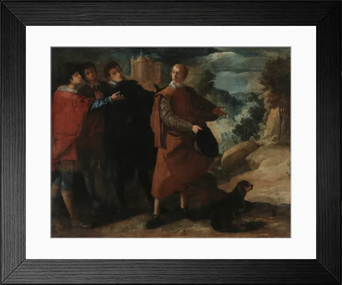 Framed Print : Departure of Saint Peter Nolasco for Barcelona, c1629. Creator: Zurbaran, Francisco, de (1598-1664) Framed Print : Departure of Saint Peter Nolasco for Barcelona, c1629. Creator: Zurbaran, Francisco, de (1598-1664)