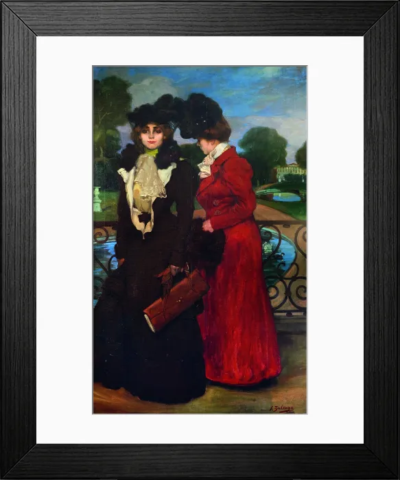 Framed Print : Parisians (In Saint-Cloud), 1900. Creator: Zuloaga y Zabaleto, Ignacio (1870-1945) Framed Print : Parisians (In Saint-Cloud), 1900. Creator: Zuloaga y Zabaleto, Ignacio (1870-1945)