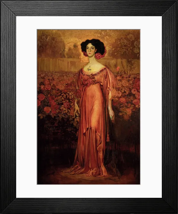 Framed Print : La hermana de las rosas (The Sister of the Roses), 1908. Creator: Nestor, (Nestor Martin-Fernandez de la Torre) (1887-1938) Framed Print : La hermana de las rosas (The Sister of the Roses), 1908. Creator: Nestor, (Nestor Martin-Fernandez de la Torre) (1887-1938)