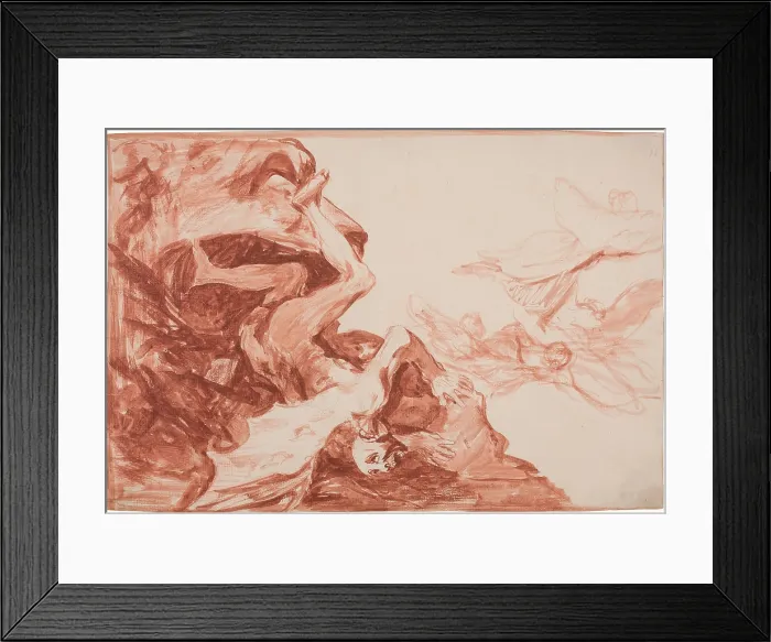Framed Print : Satan's desperation, 1816-1818. Creator: Goya, Francisco, de (1746-1828). Satan's desperation, 1816-1818. Creator: Goya, Francisco, de (1746-1828) Framed Print : Satan's desperation, 1816-1818. Creator: Goya, Francisco, de (1746-1828). Satan's desperation, 1816-1818. Creator: Goya, Francisco, de (1746-1828)