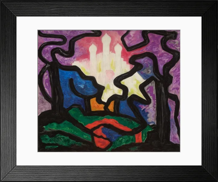 Framed Print : Color Composition No. 106, 1919. Creator: Heemskerck, Jacoba van (1876-1923) Framed Print : Color Composition No. 106, 1919. Creator: Heemskerck, Jacoba van (1876-1923)