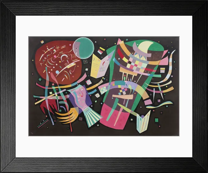Framed Print : Composition X, 1939. Creator: Kandinsky, Wassily Vasilyevich (1866-1944) Framed Print : Composition X, 1939. Creator: Kandinsky, Wassily Vasilyevich (1866-1944)