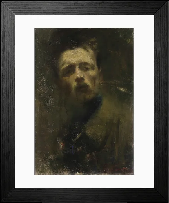 Framed Print : Self-portrait, 1912. Creator: Gaudenzi, Pietro (1880-1955) Framed Print : Self-portrait, 1912. Creator: Gaudenzi, Pietro (1880-1955)