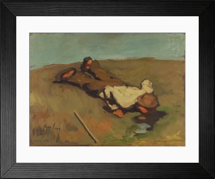 Framed Print : The Source, 1924. Creator: Egger-Lienz, Albin (1868-1926) Framed Print : The Source, 1924. Creator: Egger-Lienz, Albin (1868-1926)