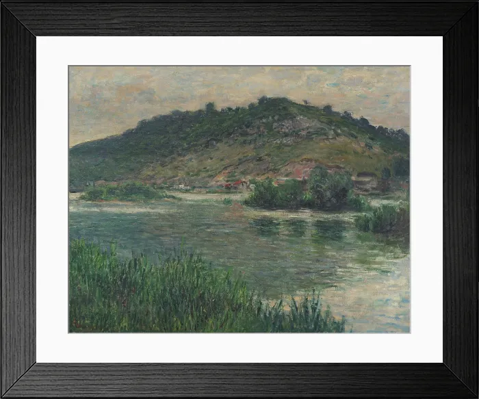 Framed Print : Landscape at Port-Villez, 1883. Creator: Monet, Claude (1840-1926) Framed Print : Landscape at Port-Villez, 1883. Creator: Monet, Claude (1840-1926)