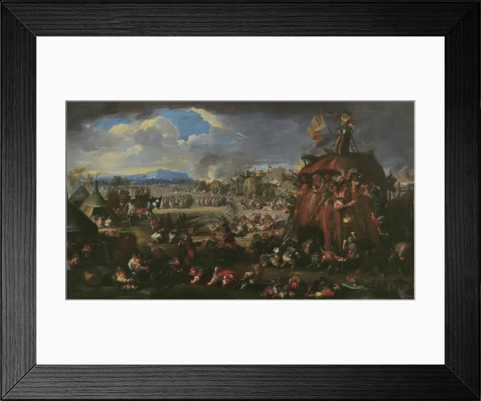 Framed Print : The Lilliputian Village, First third of 18th cen.. Creator: Bocchi, Faustino (1659-1742) Framed Print : The Lilliputian Village, First third of 18th cen.. Creator: Bocchi, Faustino (1659-1742)