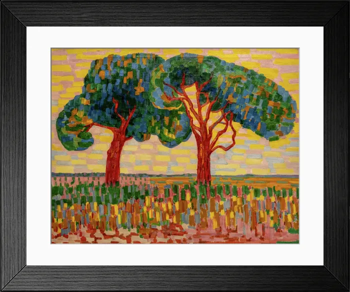 Framed Print : Two Trees, 1910. Creator: Heemskerck, Jacoba van (1876-1923) Framed Print : Two Trees, 1910. Creator: Heemskerck, Jacoba van (1876-1923)