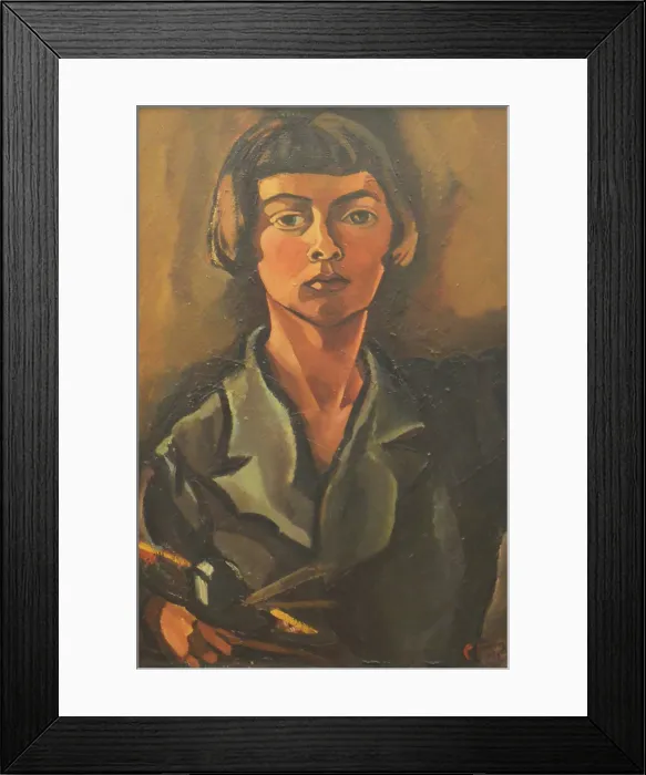 Framed Print : Self-Portrait, 1922. Creator: Toorop, Charley (1891-1955) Framed Print : Self-Portrait, 1922. Creator: Toorop, Charley (1891-1955)