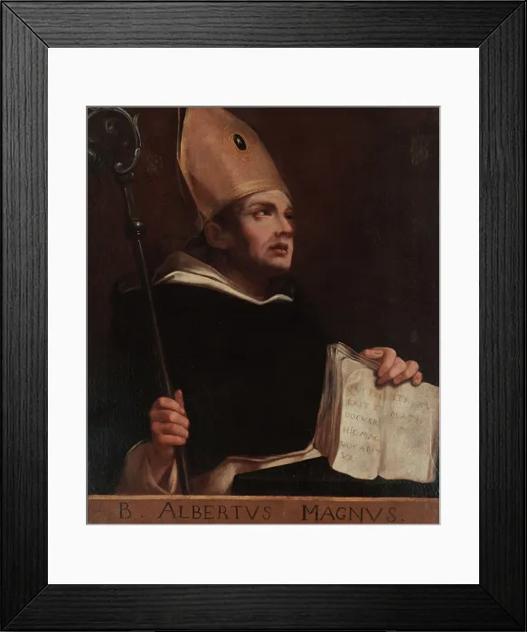 Framed Print : Albertus Magnus, 17th century. Creator: Bononi, Carlo, (School) Framed Print : Albertus Magnus, 17th century. Creator: Bononi, Carlo, (School)