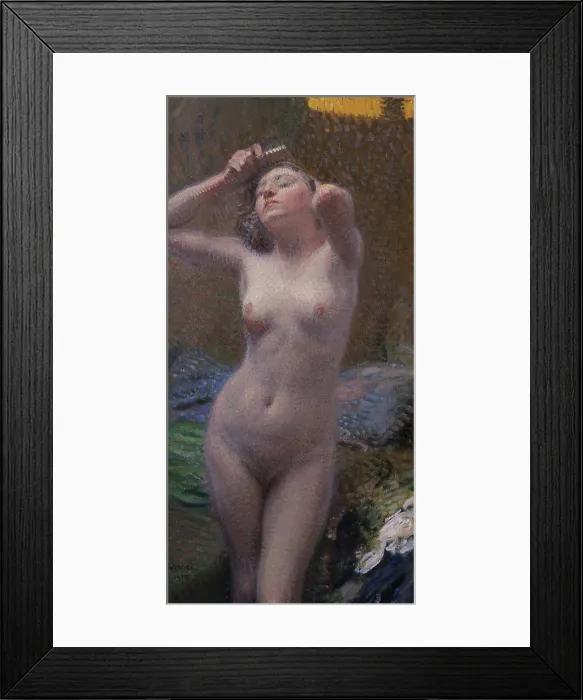 Framed Print : The model, 1915. Creator: Noci, Arturo (1874-1953) Framed Print : The model, 1915. Creator: Noci, Arturo (1874-1953)