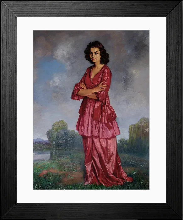 Framed Print : Portrait of Dona Carmen Arconada, c1942. Creator: Zuloaga y Zabaleto, Ignacio (1870-1945) Framed Print : Portrait of Dona Carmen Arconada, c1942. Creator: Zuloaga y Zabaleto, Ignacio (1870-1945)