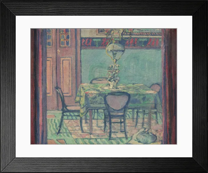 Framed Print : Interior, 1918. Creator: Marussig, Pietro (1879-1937) Framed Print : Interior, 1918. Creator: Marussig, Pietro (1879-1937)