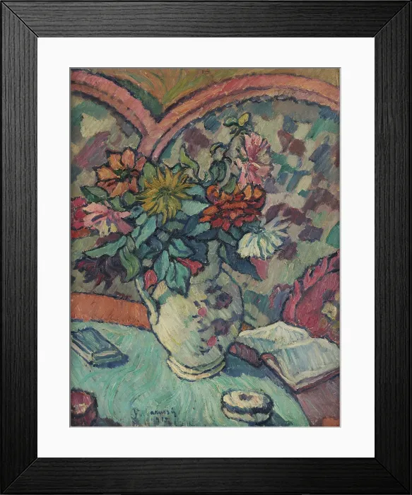 Framed Print : Flowers, 1915. Creator: Marussig, Pietro (1879-1937) Framed Print : Flowers, 1915. Creator: Marussig, Pietro (1879-1937)
