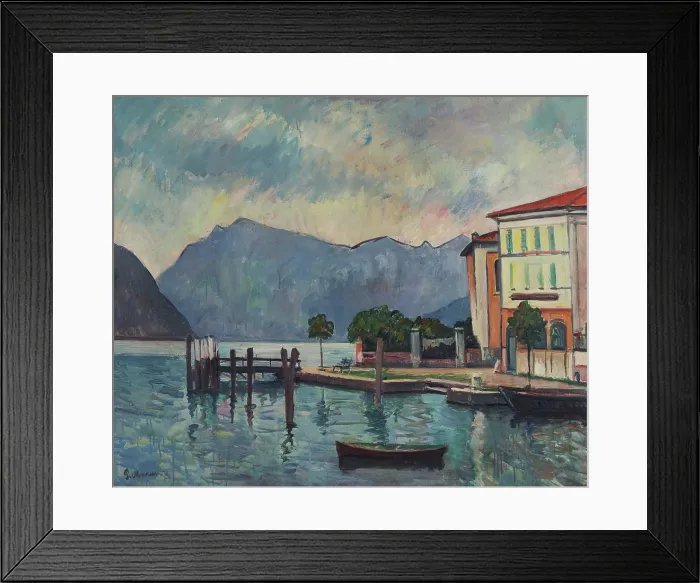 Framed Print : Lago d'Iseo, c1932. Creator: Marussig, Pietro (1879-1937). Lago d'Iseo, c1932. Creator: Marussig, Pietro (1879-1937) Framed Print : Lago d'Iseo, c1932. Creator: Marussig, Pietro (1879-1937). Lago d'Iseo, c1932. Creator: Marussig, Pietro (1879-1937)