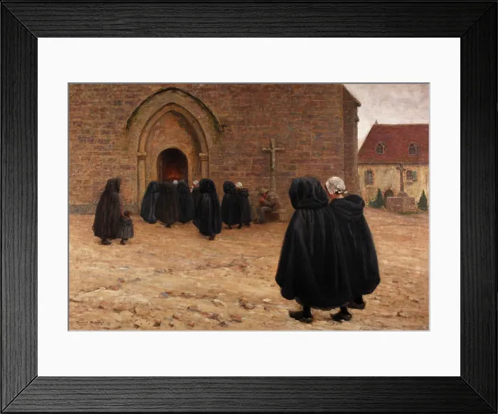 Framed Print : All Souls Day in Fresselines, c1894. Creator: Maillaud, Fernand (1862-1948). All Souls Day in Fresselines, c1894. Creator: Maillaud, Fernand (1862-1948) Framed Print : All Souls Day in Fresselines, c1894. Creator: Maillaud, Fernand (1862-1948). All Souls Day in Fresselines, c1894. Creator: Maillaud, Fernand (1862-1948)