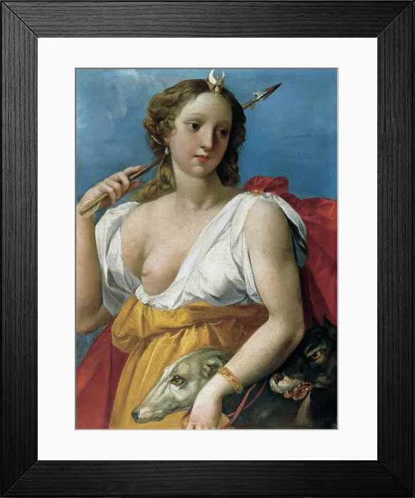 Framed Print : Diane the Huntress, c1602. Creator: Cesari, Giuseppe (1568-1640) Framed Print : Diane the Huntress, c1602. Creator: Cesari, Giuseppe (1568-1640)
