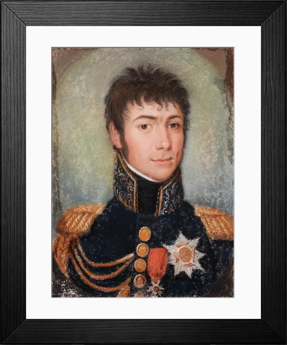 Framed Print : Portrait of General Henri-Gatien Bertrand (1773-1844), 1808. Creator: Anonymous Framed Print : Portrait of General Henri-Gatien Bertrand (1773-1844), 1808. Creator: Anonymous