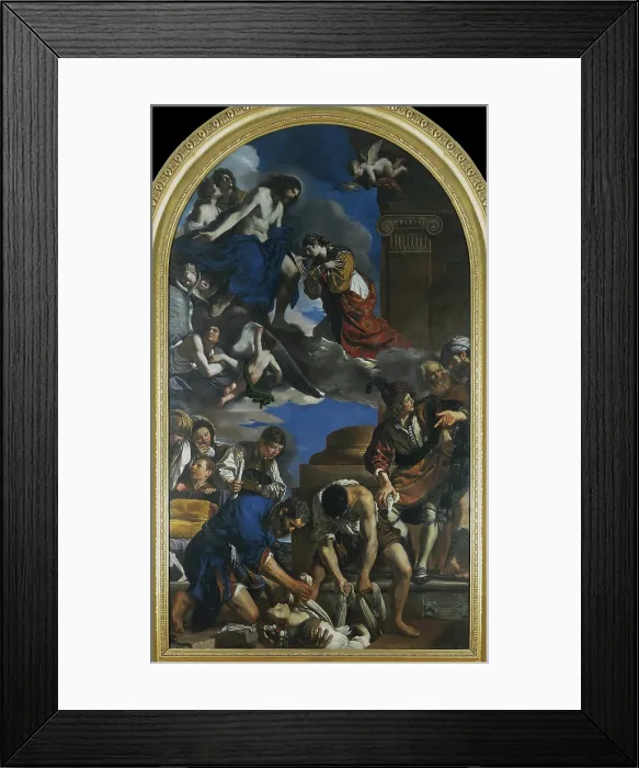 Framed Print : Burial of Saint Petronilla, 1623. Creator: Guercino (1591-1666) Framed Print : Burial of Saint Petronilla, 1623. Creator: Guercino (1591-1666)