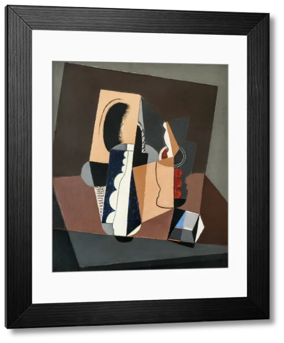 Framed Print : Cubist composition, 1917. Creator: Blanchard, Maria (1881-1932) Framed Print : Cubist composition, 1917. Creator: Blanchard, Maria (1881-1932)